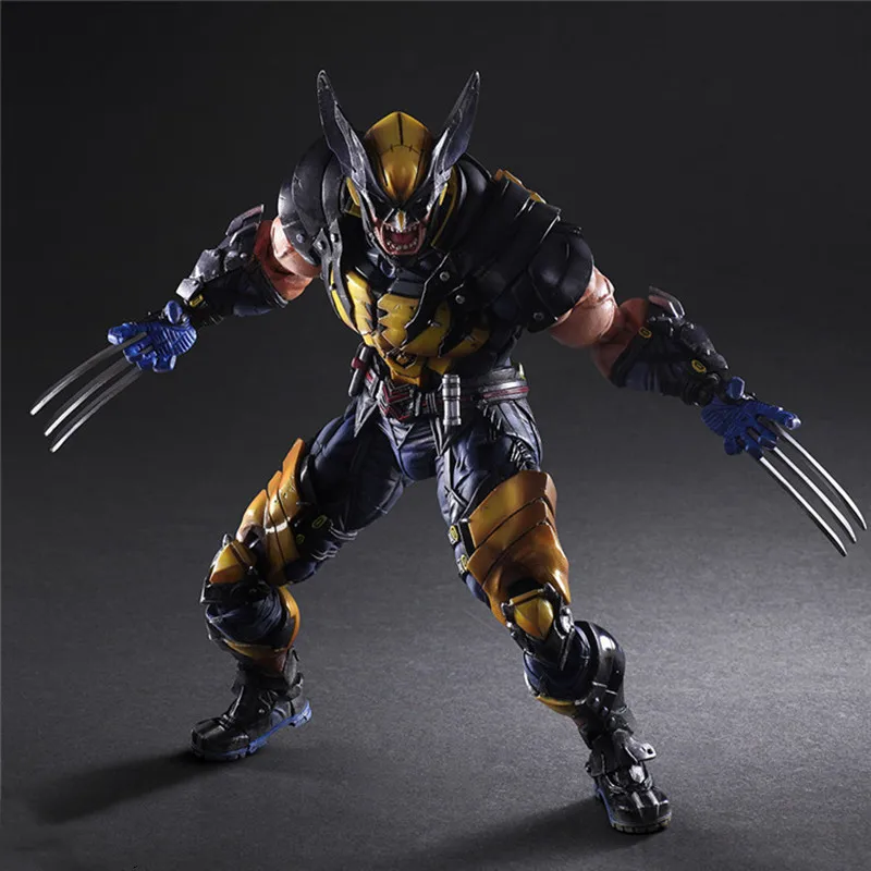 play-arts-marvel-x-men-wolverine-action-figure-decoration-collectible-model-toys-for-children-pvc-material-birthday-gifts