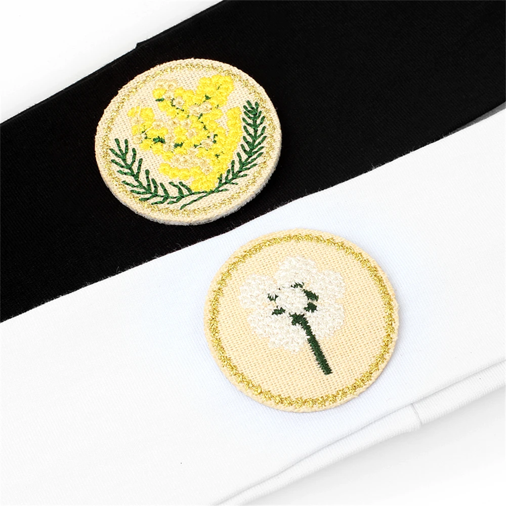 Floral Embroidered Headbands for Babies and Toddlers - Trendy Elastic Hair Accessories