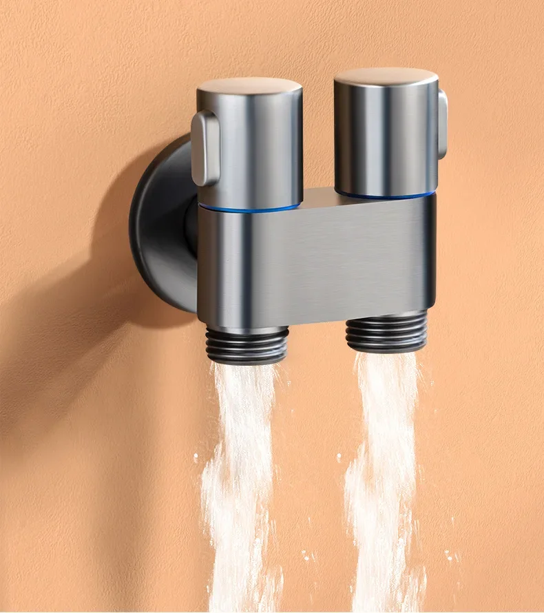 Hygienic Shower for Bathroom Toilet Bidet Shower Head Double Outlet Angle Valve of Bathroom Accessories Bidet Toilet Seat 5