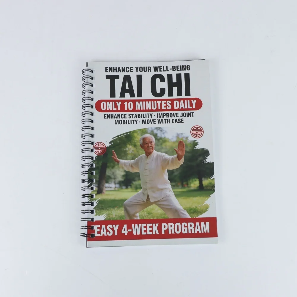 4주 태극권 훈련 플래너: 웰빙 증진을 위한 피트니스 핸드북 및 정리 도구, 노인 피트니스 애호가에게 이상적