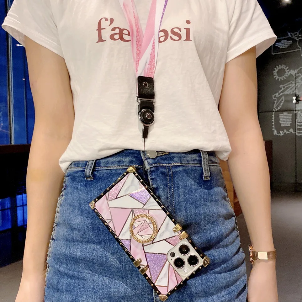 Luxury Gold Phone Case With Ring For Xiaomi Redmi Note Series_voghion.com