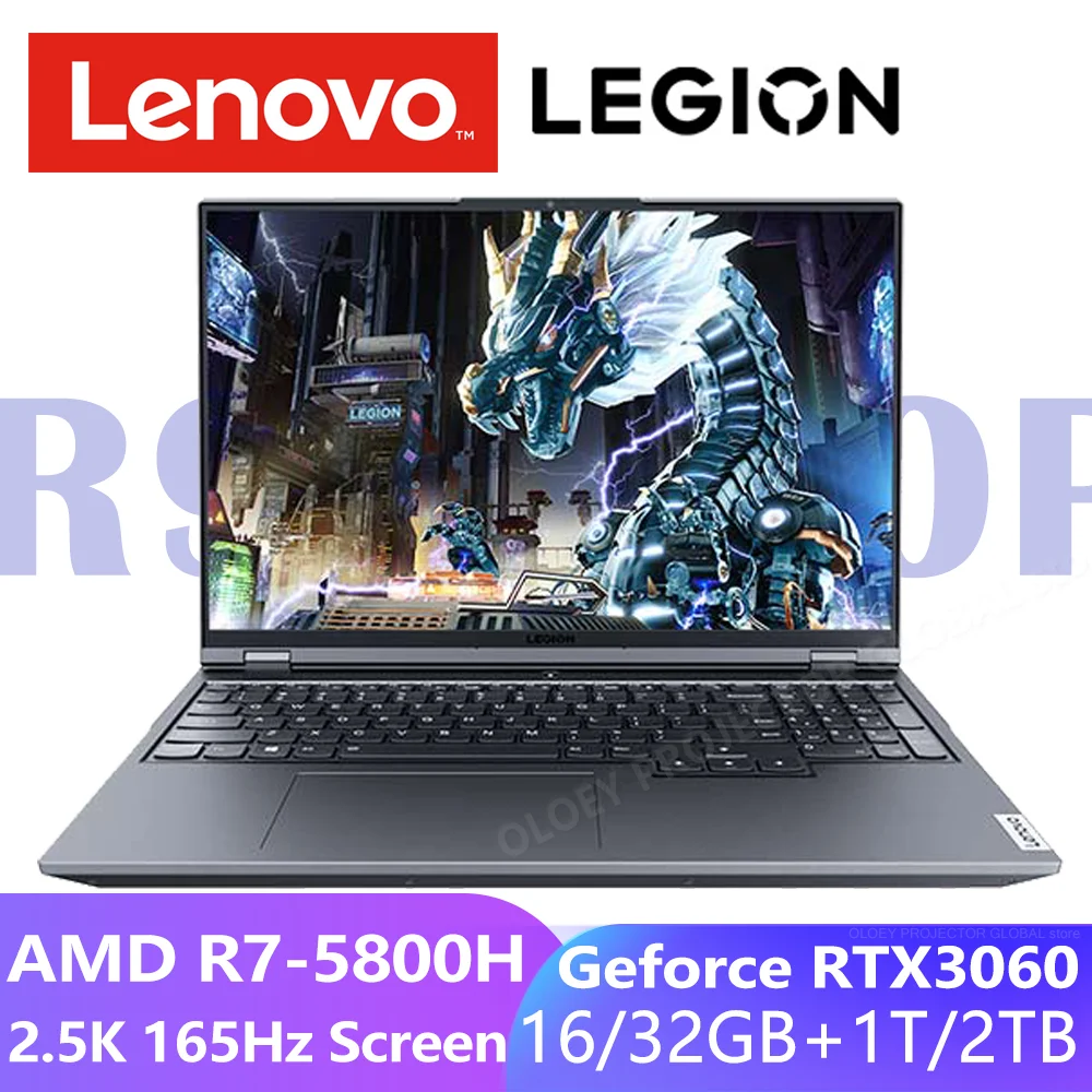 Lenovo Legion 5 Pro R9000P E-Sports Gaming Laptop R7-5800H GeForce RTX3070  8GB/3050Ti 4GB/3060 6GB 2.5K 165Hz Game Notebook PC - AliExpress