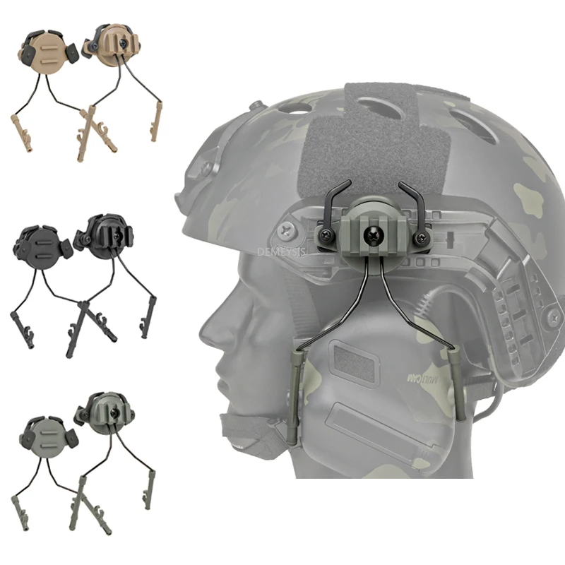 Adaptador De Auriculares Tácticos Para Cascos Ops Core ARC / Team Wendy – Soporte Giratorio 360°, Organización De Cables