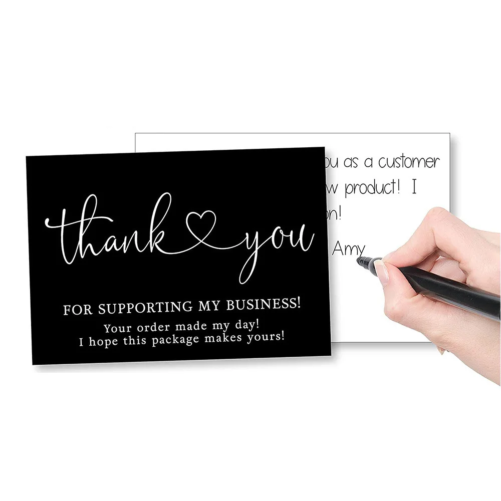 Thank You Cards Small Business 2 x 3.5 Inches Thank You Cards For Small Business, 50PCS for Your Order