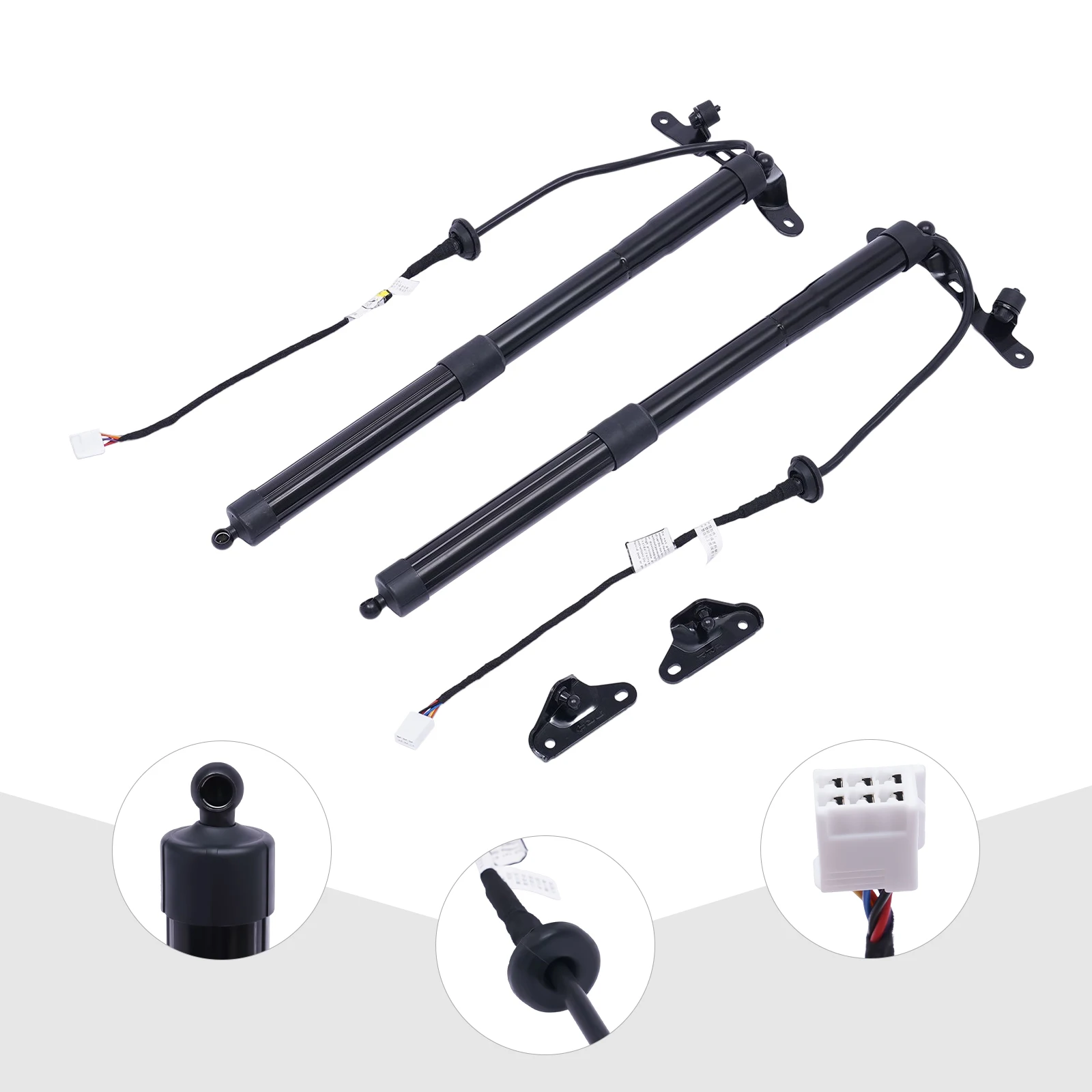 Pair of Electric Power Support Strut LH+RH High-Quality Rear Liftgate Trunk Bracket Durable Fits For 2013-2018 Toyota RAV4 NEW