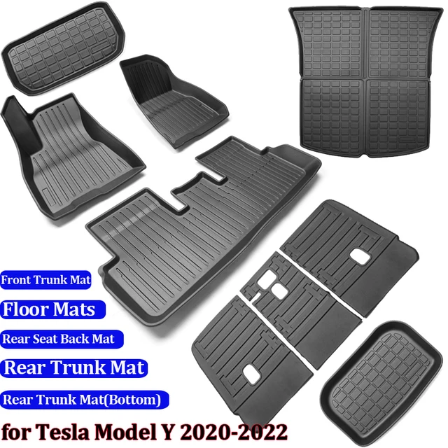 Tesla Modèle Y Tapis De Sol 2023 Tapis De Coffre Cargo Liner Modèle 3 Tapis  De Sol Accessoires sur Aliexpress