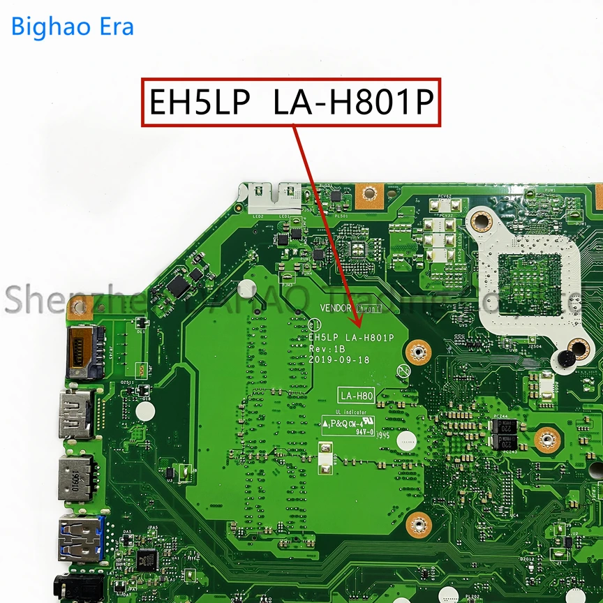 para Acer Aspire A31542 A515-43 A315-42g A515-43g Laptop Motherboard com Cpu Amd 300 R33200 R5-3500 R7-3700 Uma Eh5lp La-h801p - Imagem 3