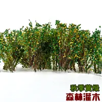 1/35 Model Bush Military Scene Railway Train Layout Building Landscape Materials for DIY Model Making Diorama Decoration 1