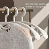 Clothes Hanger Wide Shoulder Household Clothes Hanger Hot Selling Non-Slip Clothes Hanger Multifunctional White Clothes Hanger 1