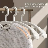 Clothes Hanger Wide Shoulder Household Clothes Hanger Hot Selling Non-Slip Clothes Hanger Multifunctional White Clothes Hanger 1
