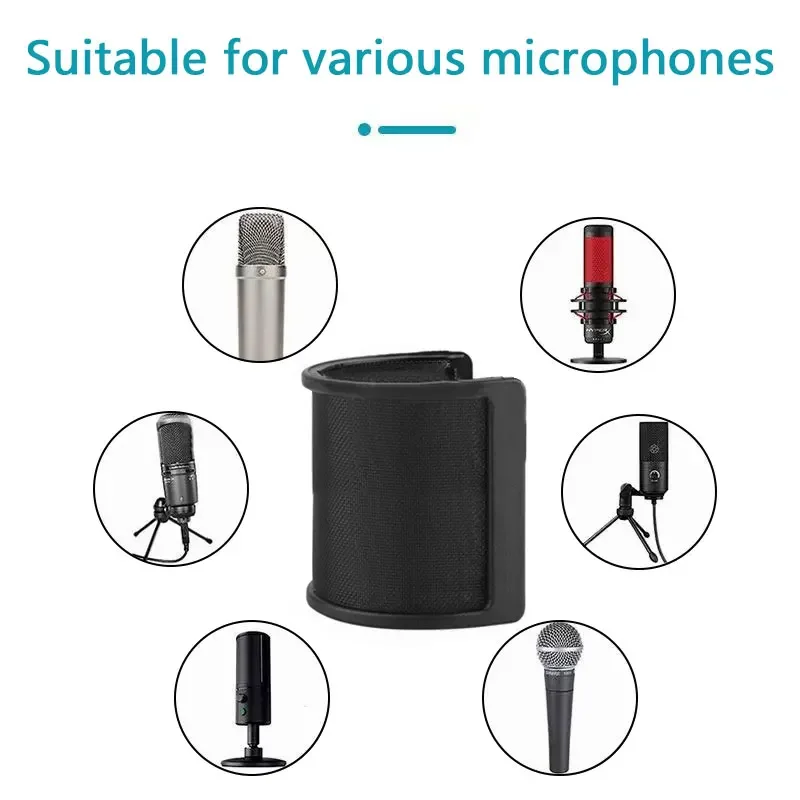 Microphone Stand Professional Scissor Arm Pop Filter Bracket Shock Mount for Mic microphone stand microphone shock mount