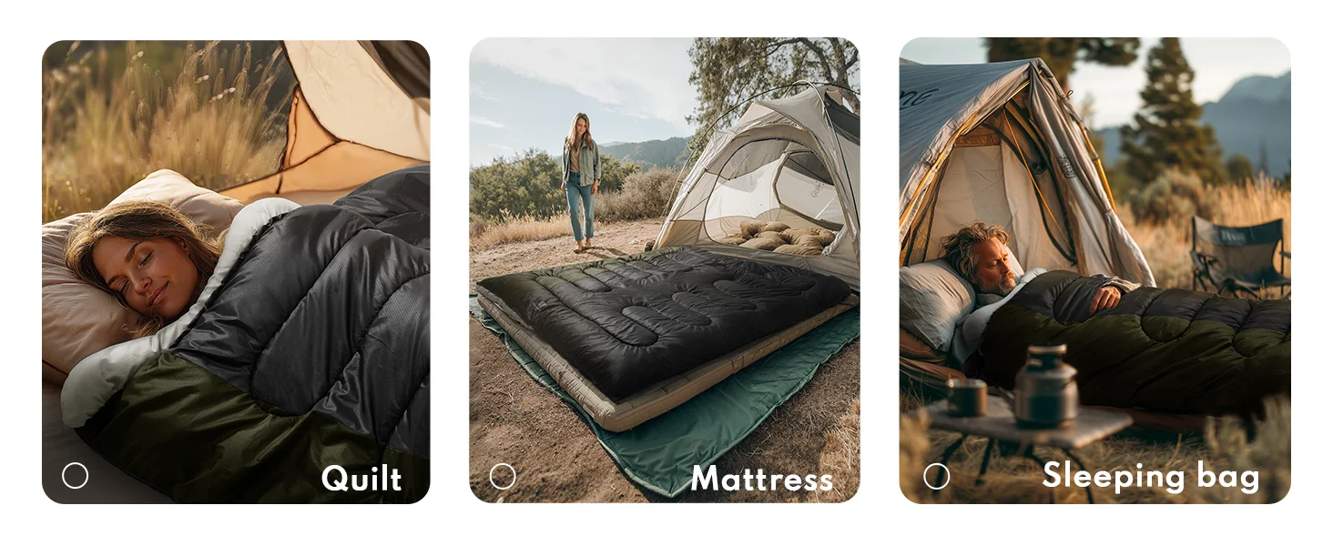 sleeping bags