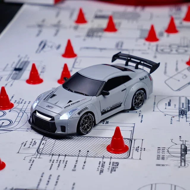 RC Mini Car Racing Drift Model 1/24 2.4G RC Vehicle Linkage Light Set Max Speed 20km/h Indoor Toys for Boys Kids Birthday Gifts 5