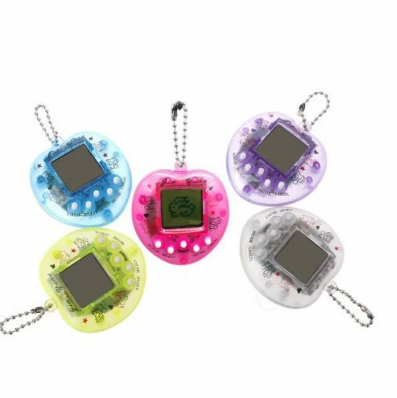 Transparent Electronic Pets Nostalgic 168 Pets In One Virtual Cyber Digital Pet Toys Pixel Funny Play Toys virtual pet toy 1PC /5PCs