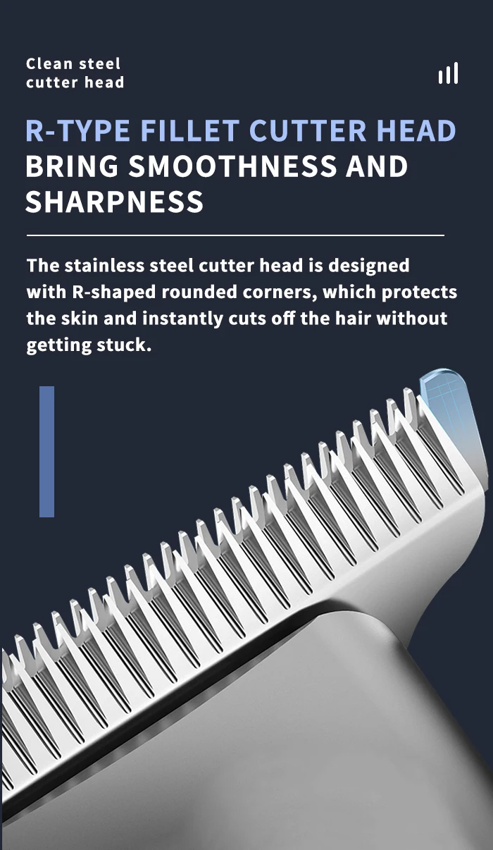 Description Picture 5 of itemKemei professional barber hair clipper cordless hair trimmer beard trimer for men electric adjustable haircut machine set