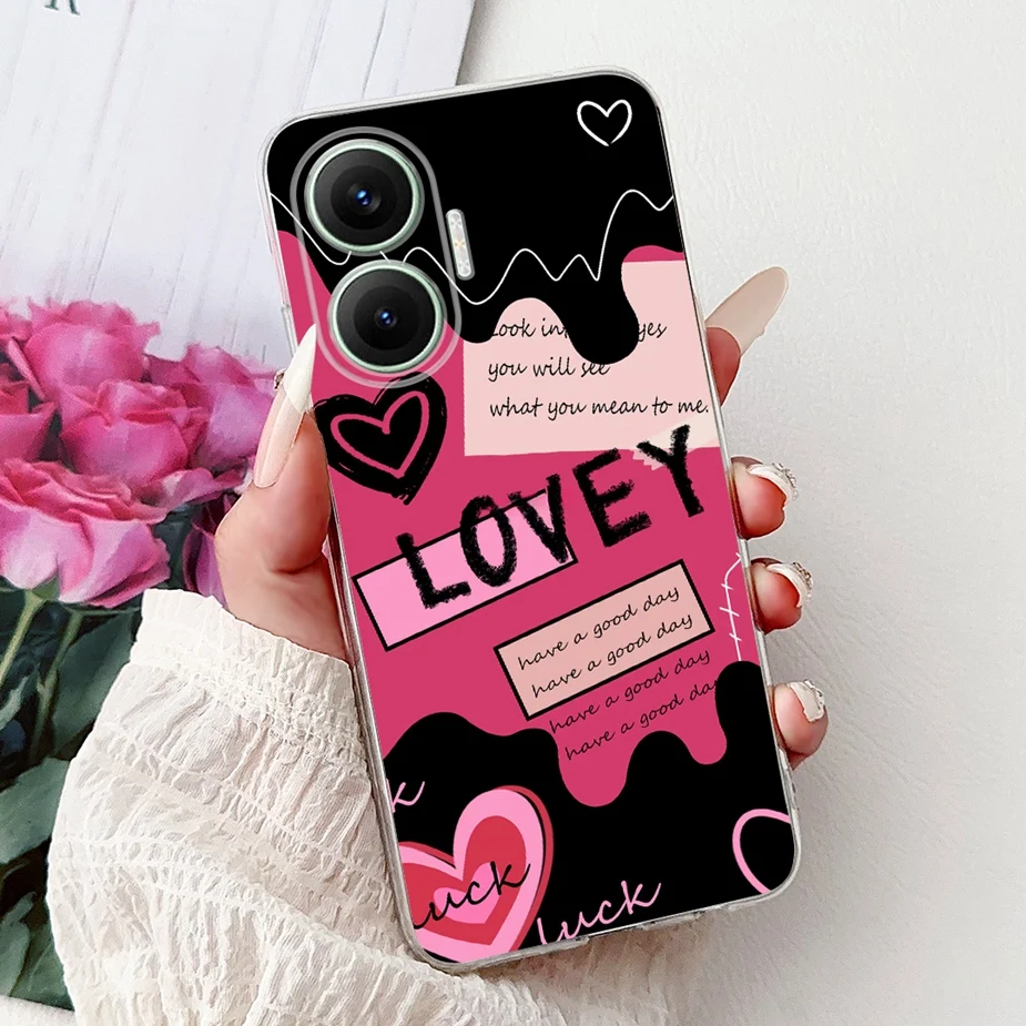 Stylish Painted Soft Silicone Case - Fashionable Protective Cover