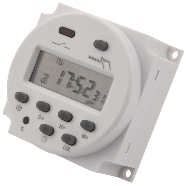 New LCD Digital Timer Programmable Control Timer AC/DC 12V 16A