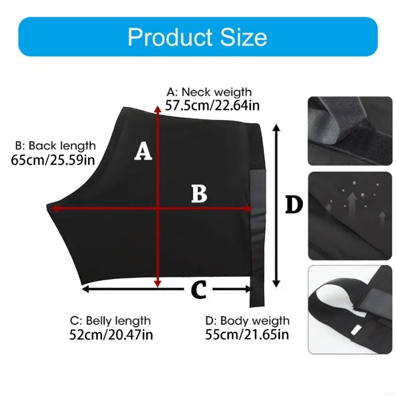 Stretch Horse Shoulder Guard AntiRub Bib Horses Chest Saver Wither Protector Breathable Horse Rugs for Equestrian Sport