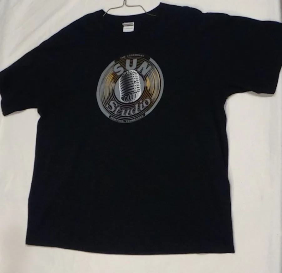 The Legendary Sun Studio Memphis Tennessee Shirt Xl Extra Large Black Records Tn Maniche Lunghe O Corte