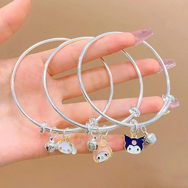 

Браслет Sanrio, Милые Браслеты Kuromi My Melody Cinnamoroll, модный браслет, модные ювелирные изделия для девушек Y2K, подарки