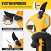 Swansoft SW-8604 Cordless Electric Pruning Shears 2 Pack Backup Rechargeable 2Ah LithiumBattery 16.8V,28mm 1.1 inch Garden Tools 3