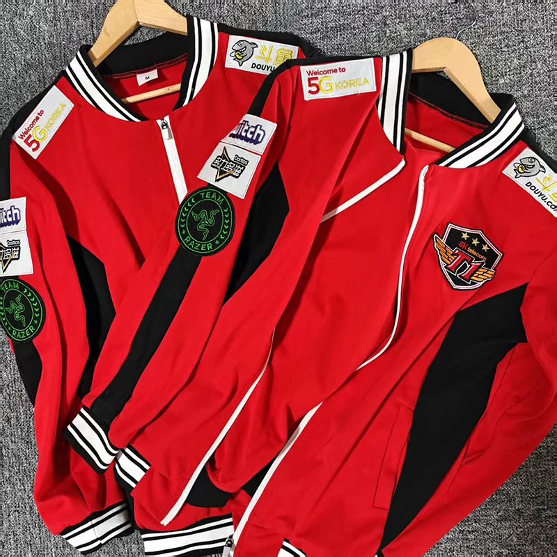 Game LOL World Champion S7 Team SKT T1 Player Uniform Embroidered