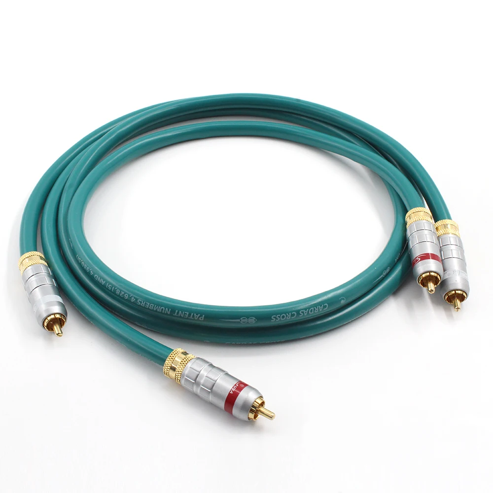 1 Paio Di Cardas Cross Di Alta Qualità Hifi Audio Extension Spina Rca Cavo Di Interconnessione Rca Cavo Audio Rca Cavo Audio Hifi Rca