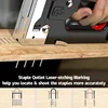 4 In 1 Nail Gun DIY Furniture Construction Stapler Upholstery Staple Gun With 3000 Staples Home Decor Carpentry Tools 2