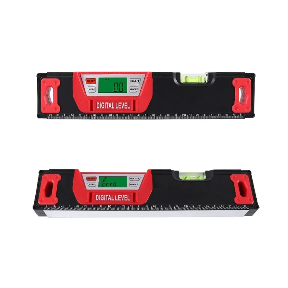 Digital Bubble Level Bubble Level High Accuracy IP Waterproof Large LED Display Magnetic Button Design Automatic Power-off