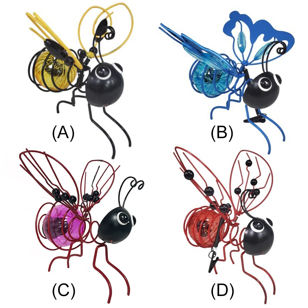 Solar Hanging Bee Light 4