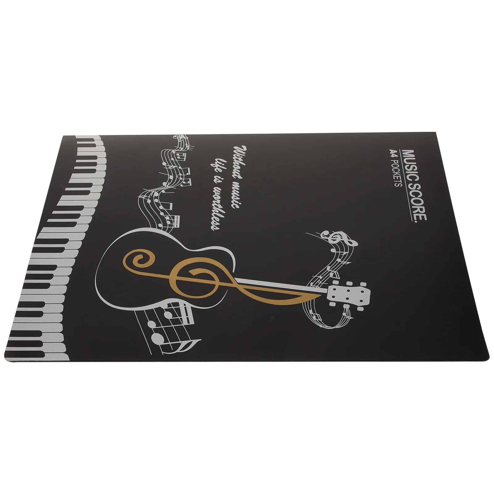 

Staff Clip A4 Insert Piano Score Music Stand for Sheet Folder Document Holder Organizer File Paper Binder Pvc