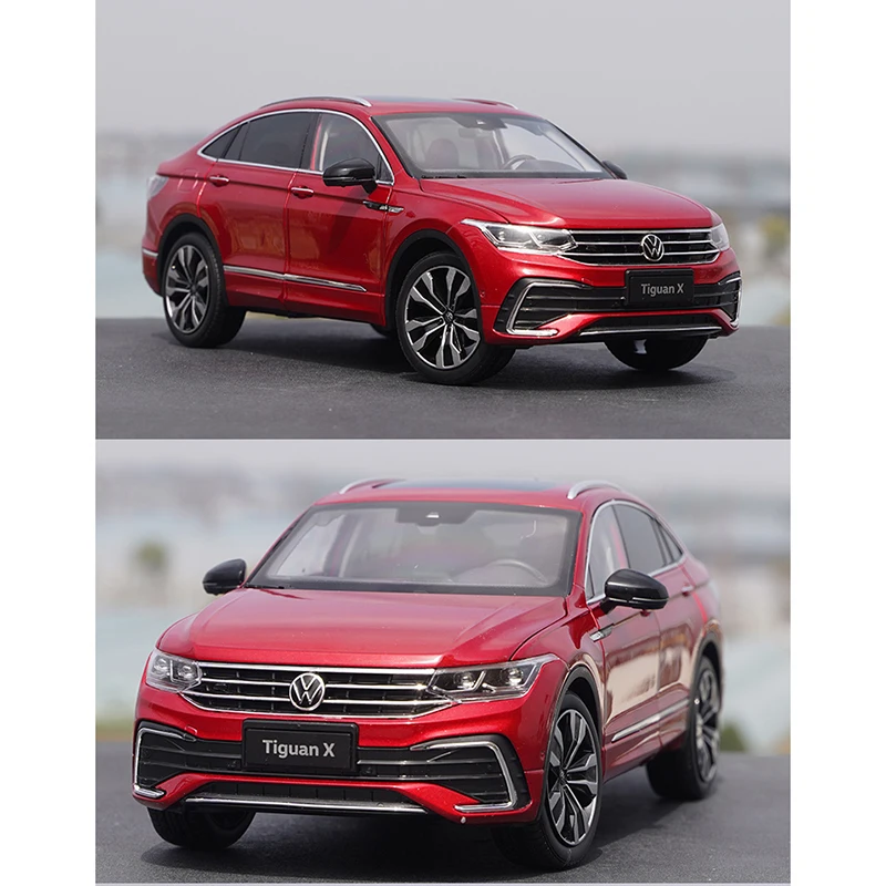

Литой классический внедорожник в масштабе 1/18, модель автомобиля Tiguan X из сплава, коллекционная игрушка для взрослых, статическое украшение