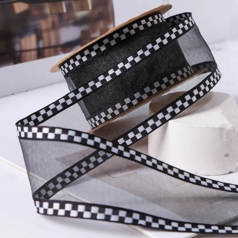 Black & White Wired Ribbon Assortment