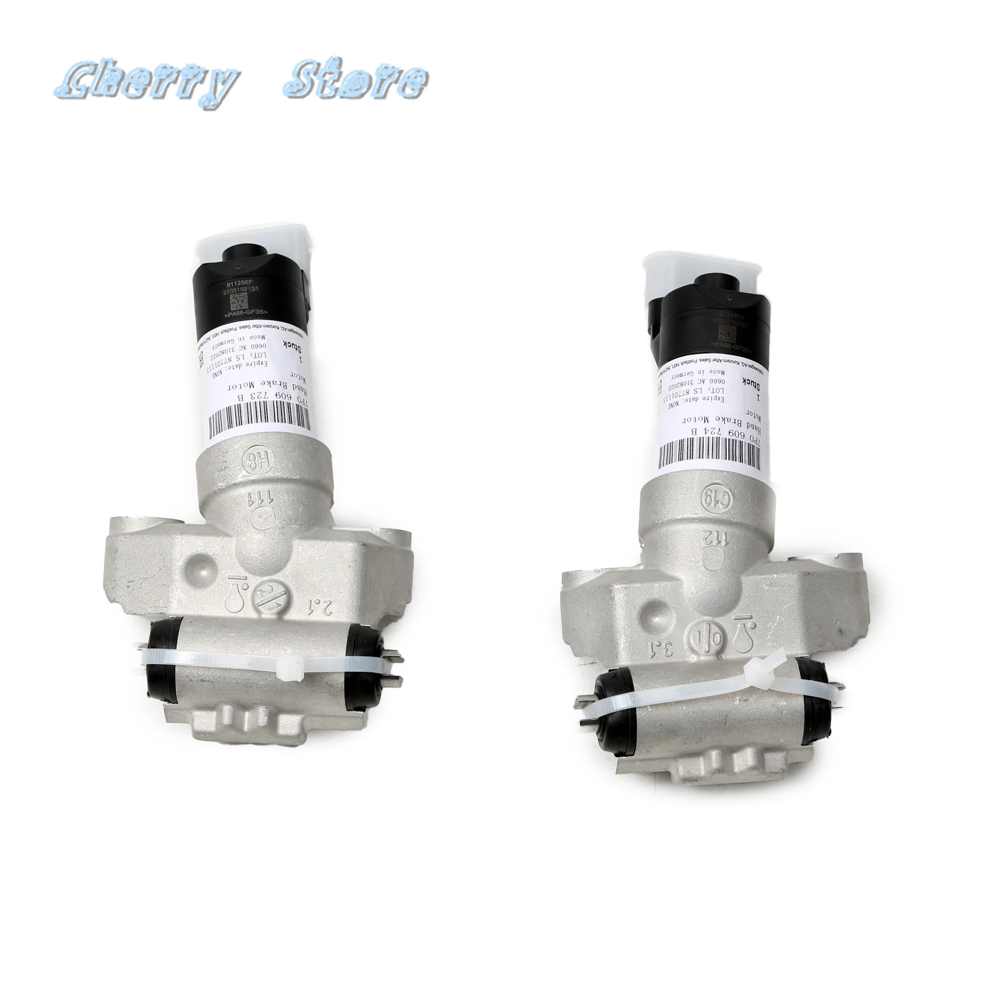 Left + Right Parking Brake Actuators Set For VW TOUAREG 3.0 3.6 V6 4.2 V8 SUV 7P0609723B 7P0609724B
