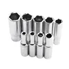 6 Point 1/4 Drive Deep Impact Socket Set Long Reach Crv 4mm 6mm 7mm 8mm 9mm 10mm 11mm 12mm 13mm 14mm 3