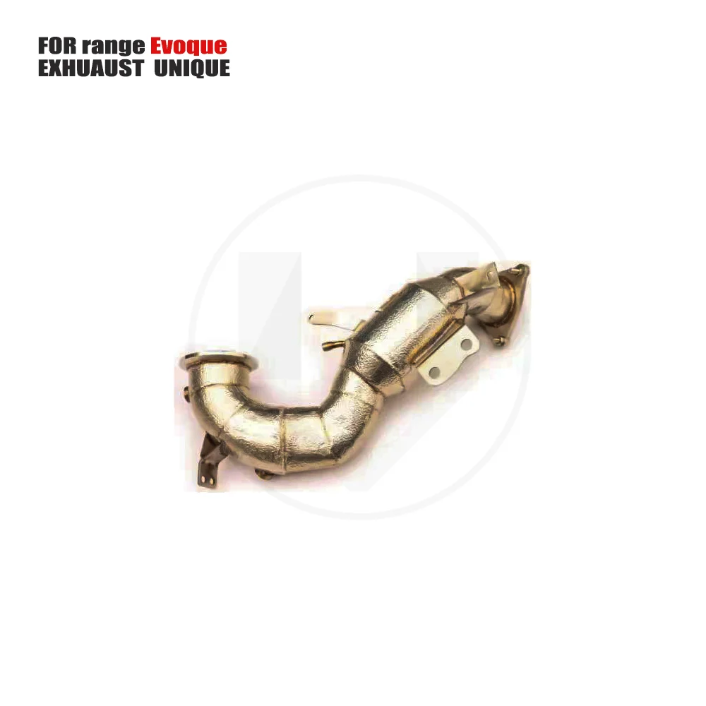 

UNIQUE Exhaust Manifold Downpipe for Land Rover evoque 2.0T Car Accessories With Catalytic converter Header Without cat pipe