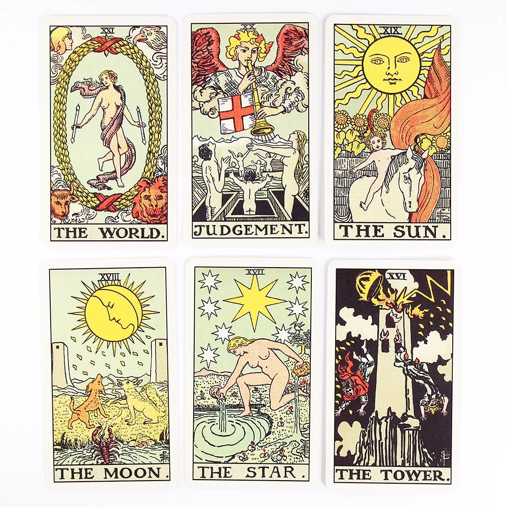 Tarot Deck Original Cards 78 1909 For Beginners And With PDF Guide Book Divination Tools For All Skill tarot cards angel oracle cards