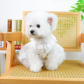 Elegant Pet Wedding Dress 4