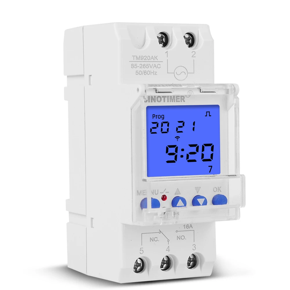TM920AKL Electronic 3 IN 1 Digital 7 Days Programmable Timer Switch With Pluse Countdown Function Din Rail Time Relay 85-265VAC
