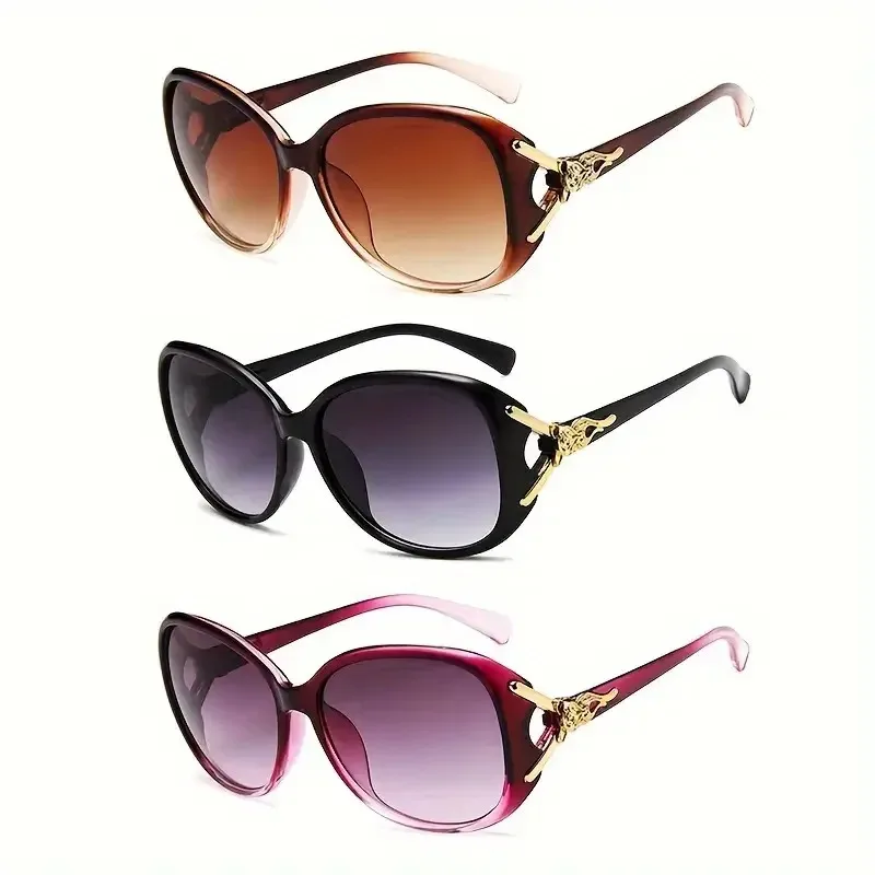 1//3PCS Fashion Oversized Summer Traveling Sunglasses Women Plastic Female Big…