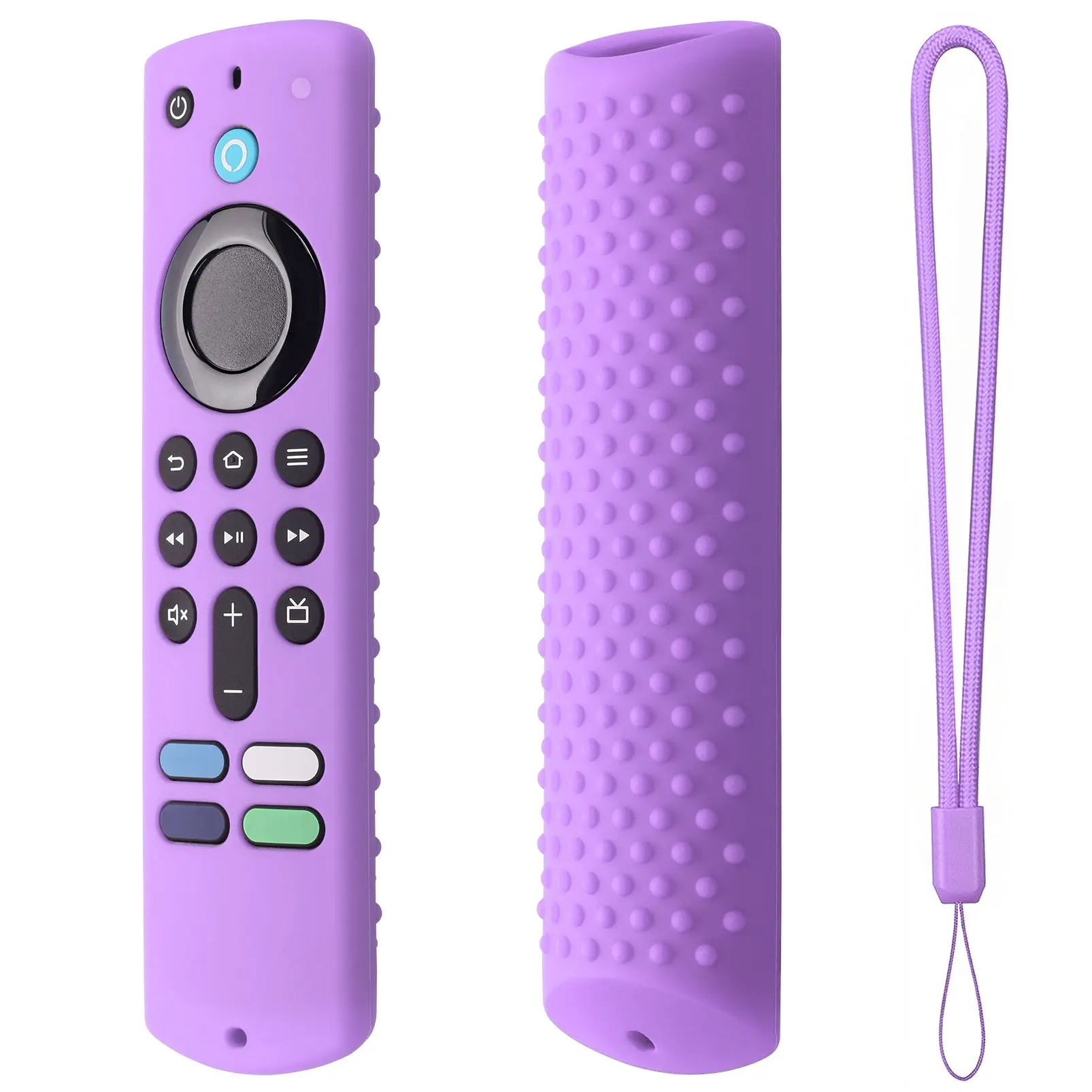 Silicone Protective Case Cover For 2021 Amazon Fire TV Stick 3rd Gen & Alexa Voice Remote (US Model)