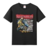 Hip Hop T-shirt Men's Short Sleeves Iron Band Casual Head T-shirt Graphic Oversized Sports Top Maiden Comfortable Streetwear Tee 2