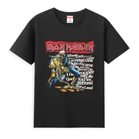 Hip Hop T-shirt Men's Short Sleeves Iron Band Casual Head T-shirt Graphic Oversized Sports Top Maiden Comfortable Streetwear Tee 2