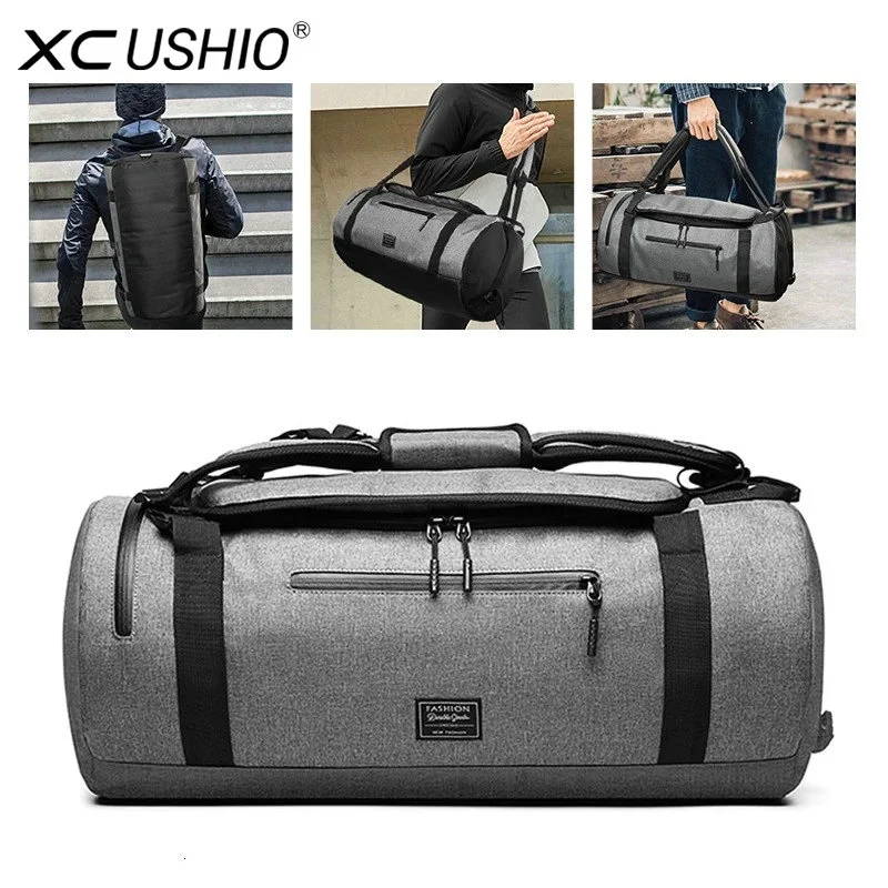 Sports Duffel Workout Travel Carry Luggage Athletic Gym Bag Mens Geer 