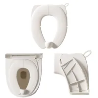 Baby Folding Travel Potty Training Seat For Round & Oval Toilets Toddlers Portable Non-Slip Folding Potty Seat Potty Seat Cover 1
