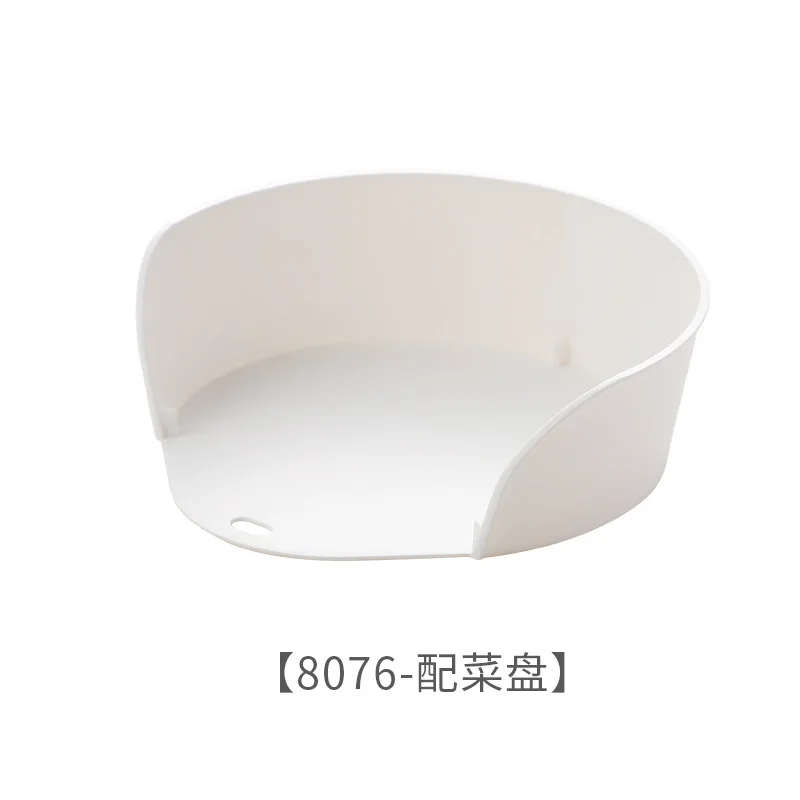 

Multifunctional Fruit and Vegetable Side Dish Plate Plastic Minimalist Food Grade Food Preparation Turnip Disc Kitchen Storage