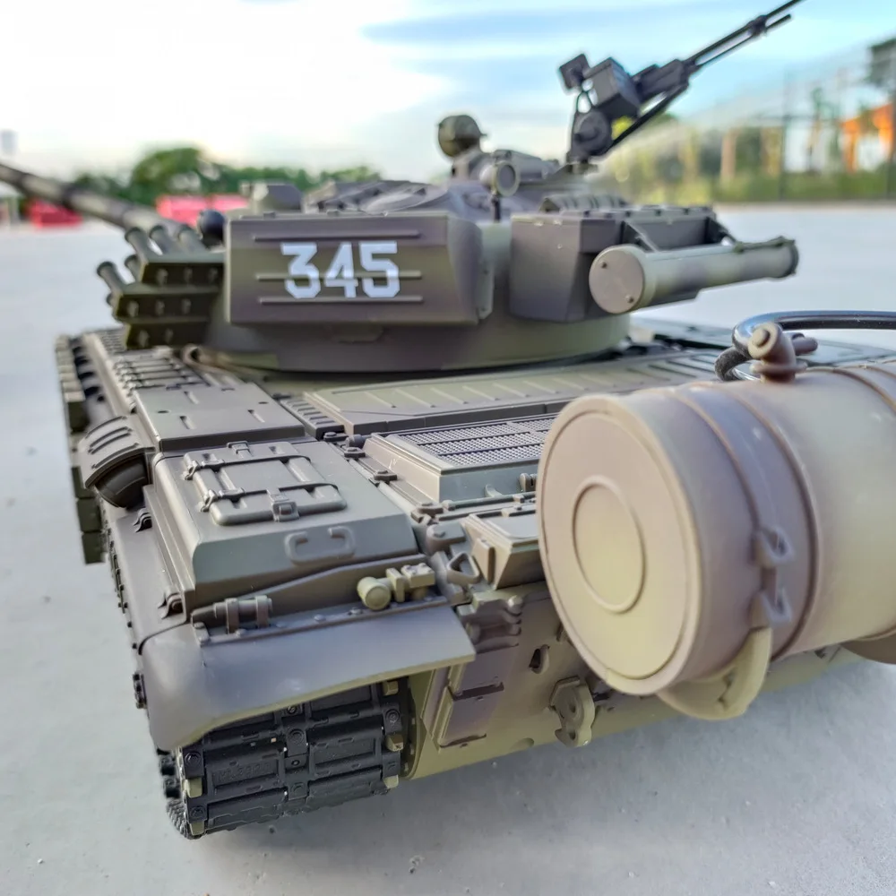 Henglong 3939 All Metal Russian T-72ERA RC Tank Model Explosive Anti-armor Remote Control Simulation RC Car Toys Gifts 4