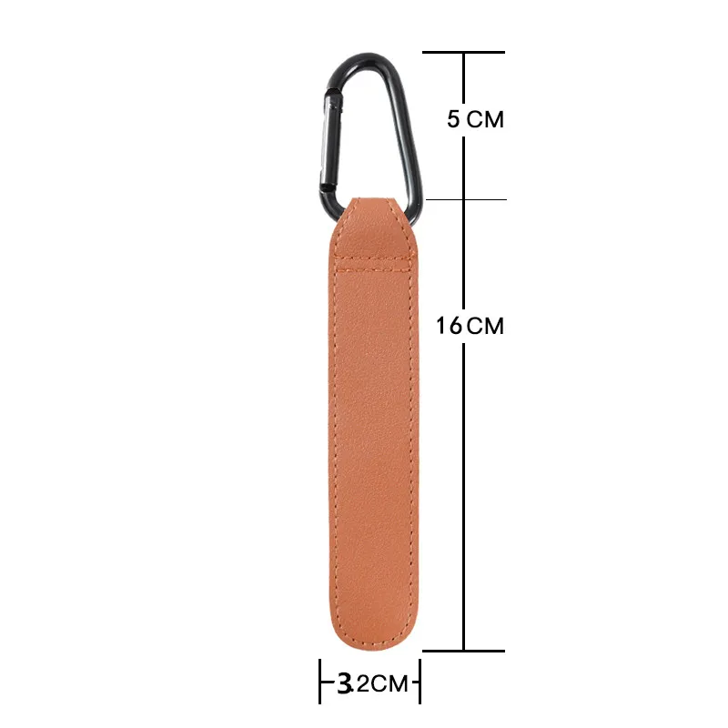 1/2pcs PU Leather Baby Bag Stroller Hook Pram Rotate 360 Degree Rotatable Velcro Cart Organizer Pram Hook Stroller Accessories Baby Strollers luxury