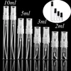 5pcs/pack 2ML 3ML 5ML 10ML Clear Mini Perfume Glass Bottle Empty Cosmetics Bottle Sample Test Tube Thin Glass Vials Amber 1