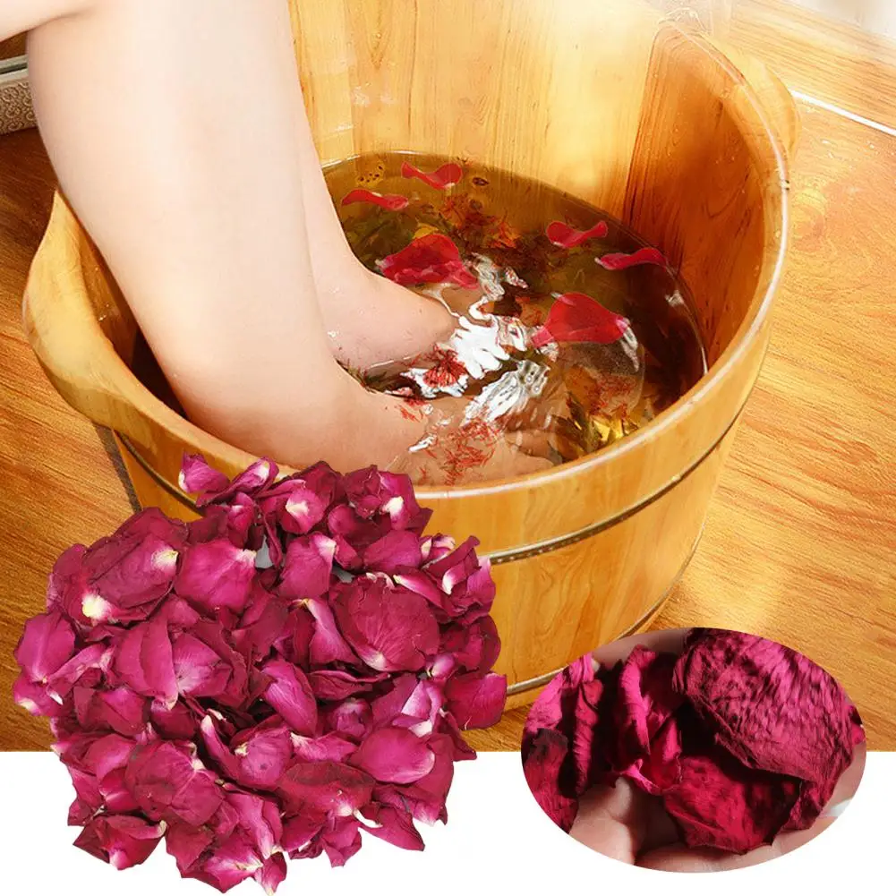 Dried Rose Petals 50g Natural Flower Petals Real Red Rose Petals for Bath  Spa Foot Wedding Confetti Soap Making DIY Crafts Home Fragrance